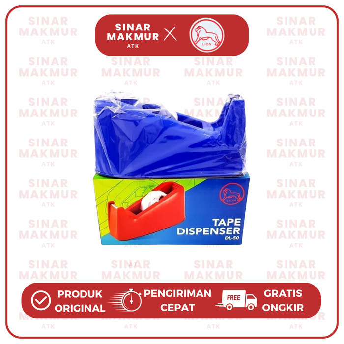 

Tempat Solatip/Dispenser Tape/Pemotong Solatip No.50 Lion (Pcs)