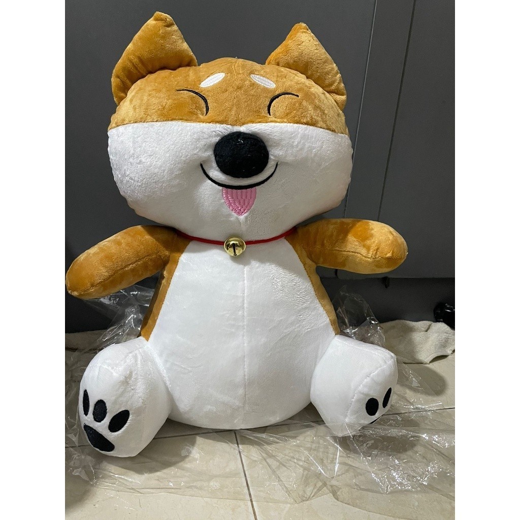 Boneka Anjing Shiba Inu SNI 40-50cm NEW Boneka Bola Dunia Boneka Country ball Mini 30cm New
