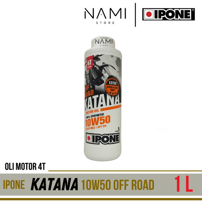 IPONE KATANA OFF ROAD 10W-50 (1L) / 10W50 - Oli Mesin Motor 4T - Original