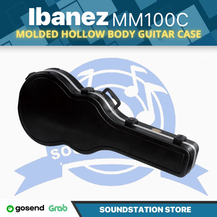 Ibanez MM100C Molded Hollow Body Guitar Case - Hardcase Koper Gitar