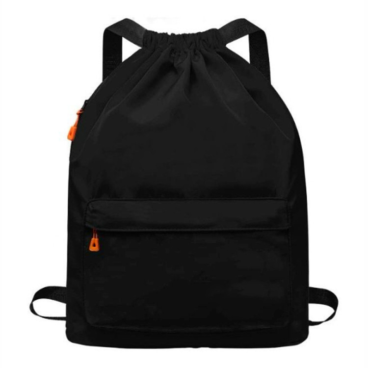 Tas Ransel Punggung Kerut Waterprouf Pria Wanita Tas Distro POLOS - Tas Serut