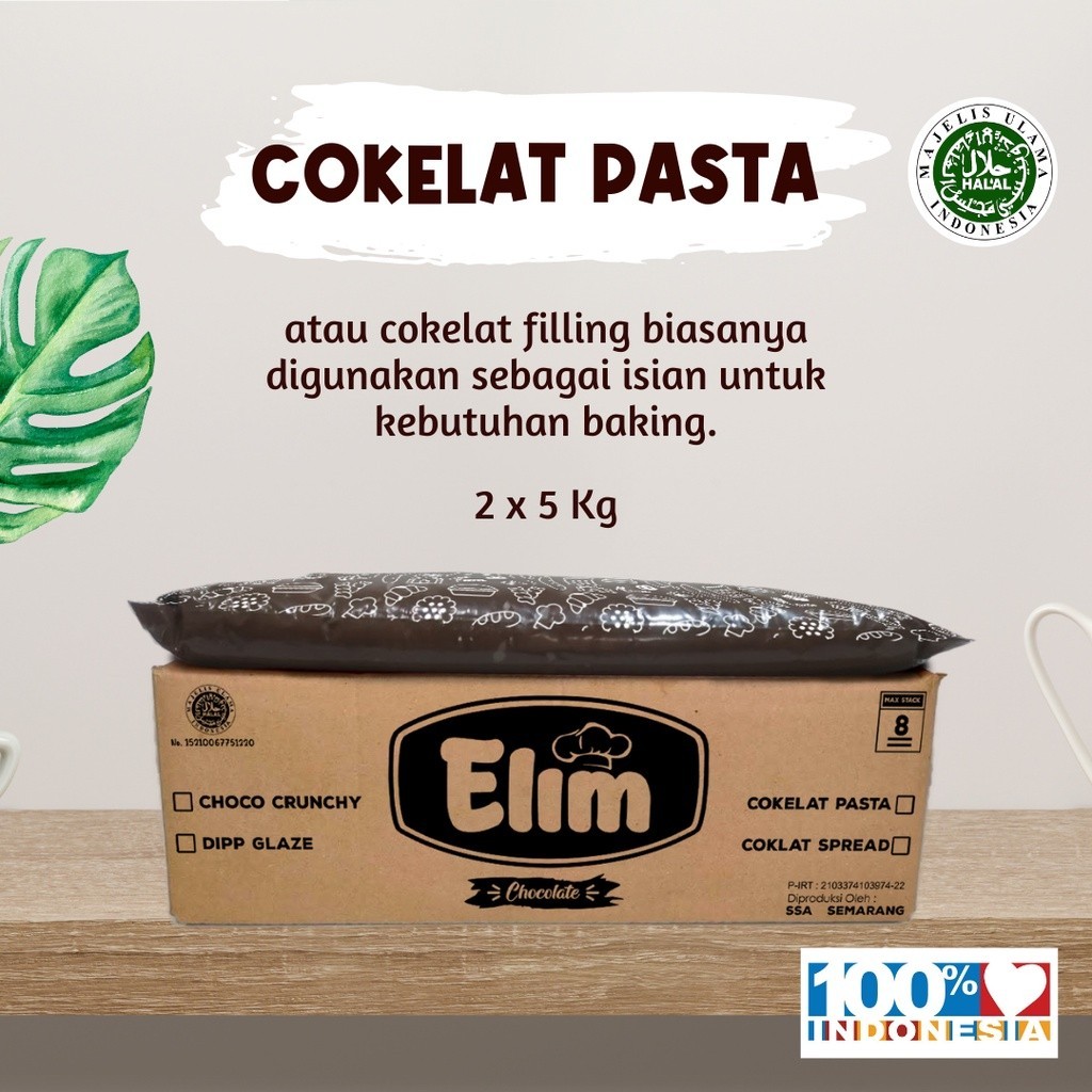 

5 KG COKELAT PASTA ELIMAS | SELAI COKELAT | CHOCO CRUNCHY DAN SPREAD