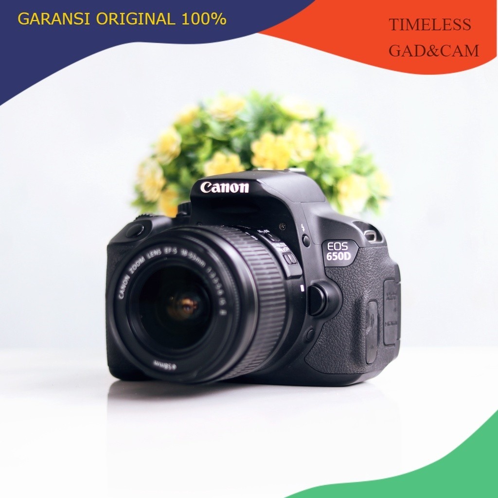 CANON EOS 650D GARANSI ORIGINAL