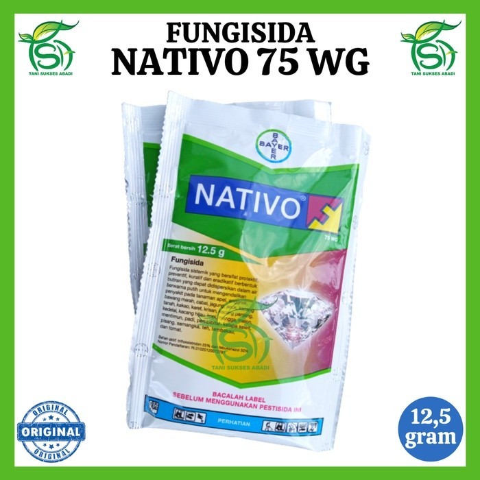 Fungisida Nativo 75 WG 12,5 gram - Fungisida Sistemik Pembasmi Jamur