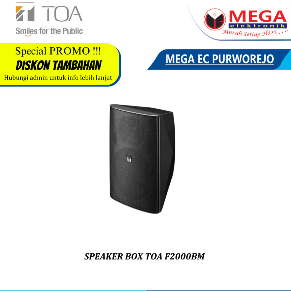 SPEAKER BOX TOA ZS-F2000 BM