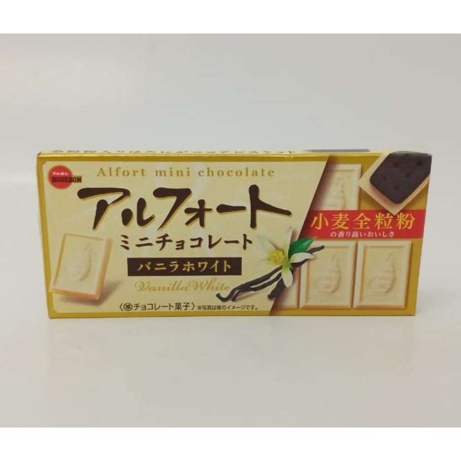 

BOURBON ALFORT MINI CHOC VNL WHT 59GR
