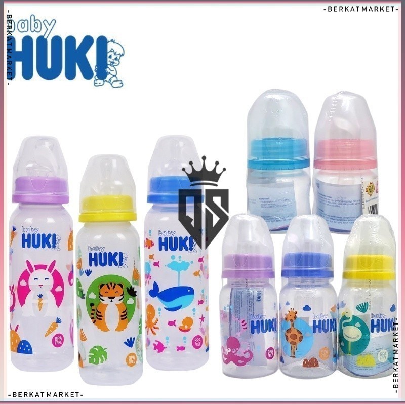 Botol Susu Bayi Huki Baby Feeding Bottle Perlengkapan Newborn Baru Lahir Pcto Ppsu Bpa Free 60ml 120