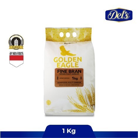 

TERJUAL Kulit Gandum Halus Golden Eagle – Fine Bran 1kg