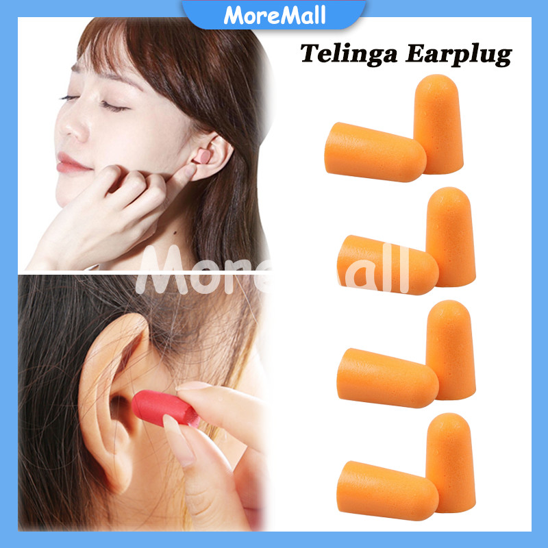 12Pcs Kuping Earplug Anti Bising/Telinga Earplug