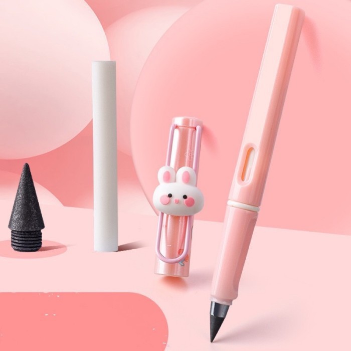 

NEW ! BEST SELLER eternal pencil pensil abadi pensil tahan lama kuat tidak patah - Pink