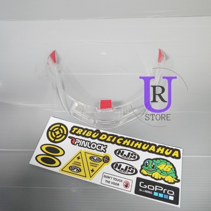 SPOILER 2D HELM NJS ZX1 ZX 1 / SPOILER HELM NJS ZX1 R / SPOILER NJS ZX 1R | FREE STIKER