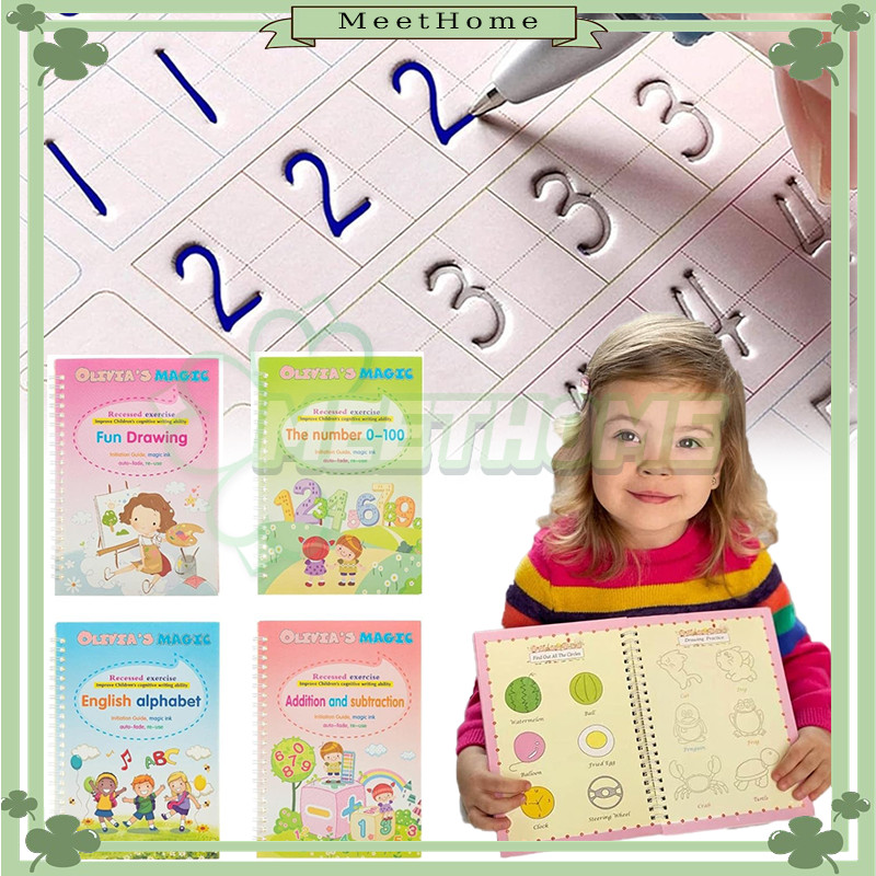 

Magic Practice Book/Buku Ajaib Belajar Menulis Anak/Buku Belajar Menulis Anak