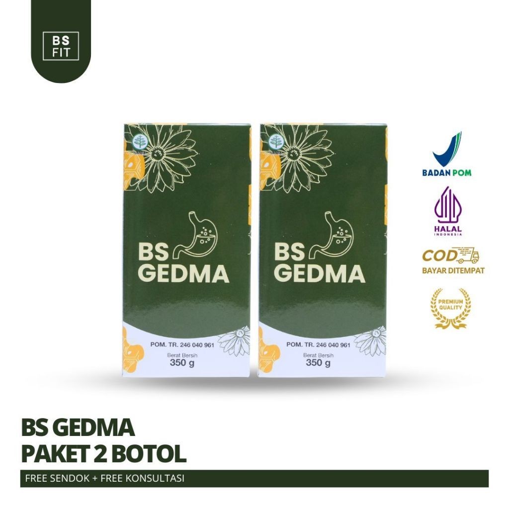 

*PROMO* BS GEDMA (Suplemen Madu Kesehatan Lambung) Paket Coba - Coba 2 Botol