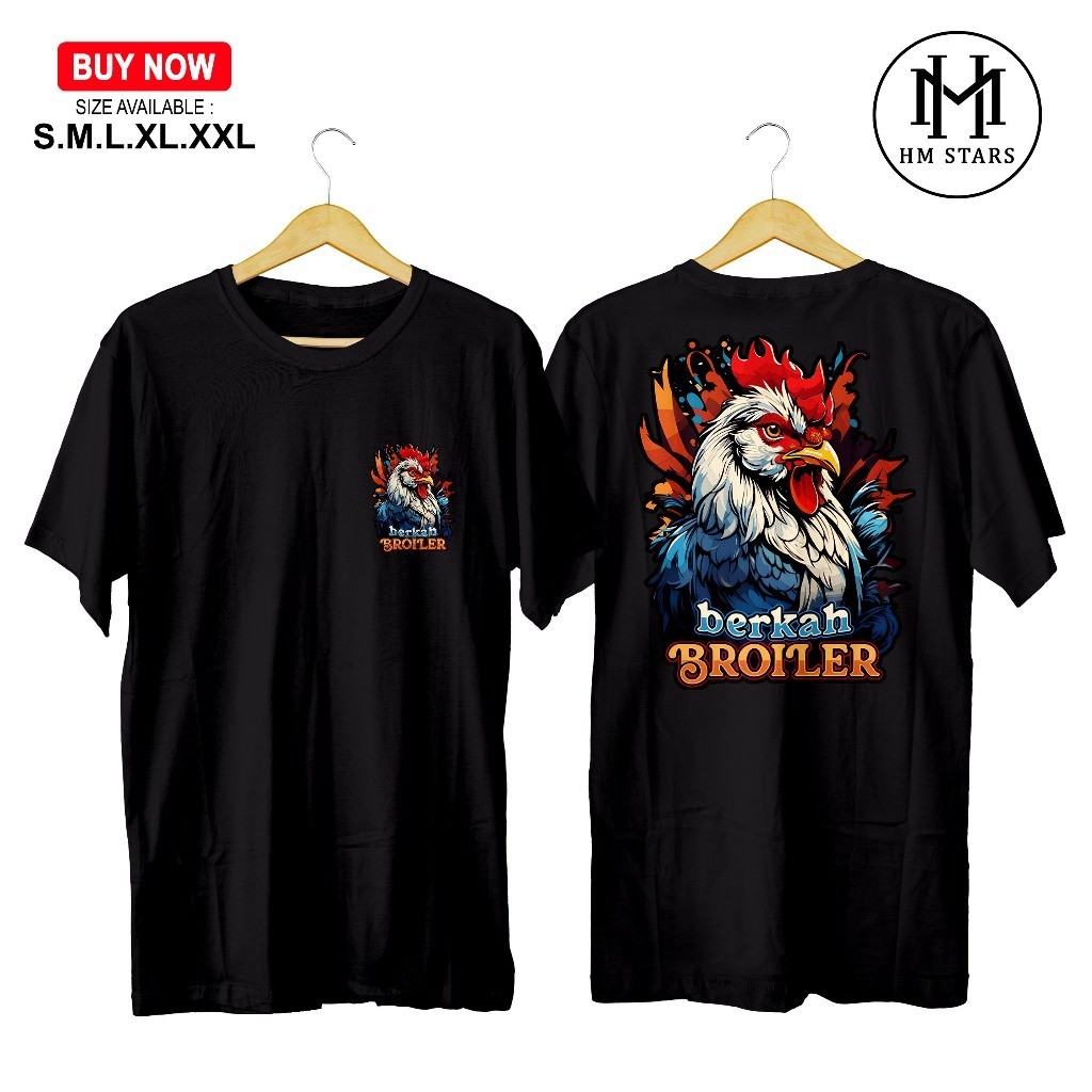 KAOS AYAM BROILER COMMUNITY - KAOS PEJUANG FCR BROILER COMMUNITY - KAOS ABK - KAOS ANAK BUAH KANDANG