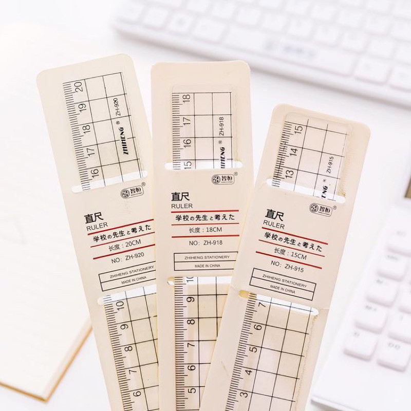 

Journamm.id 15CM Penggaris TRANSPARAN GRID Ruler Lucu