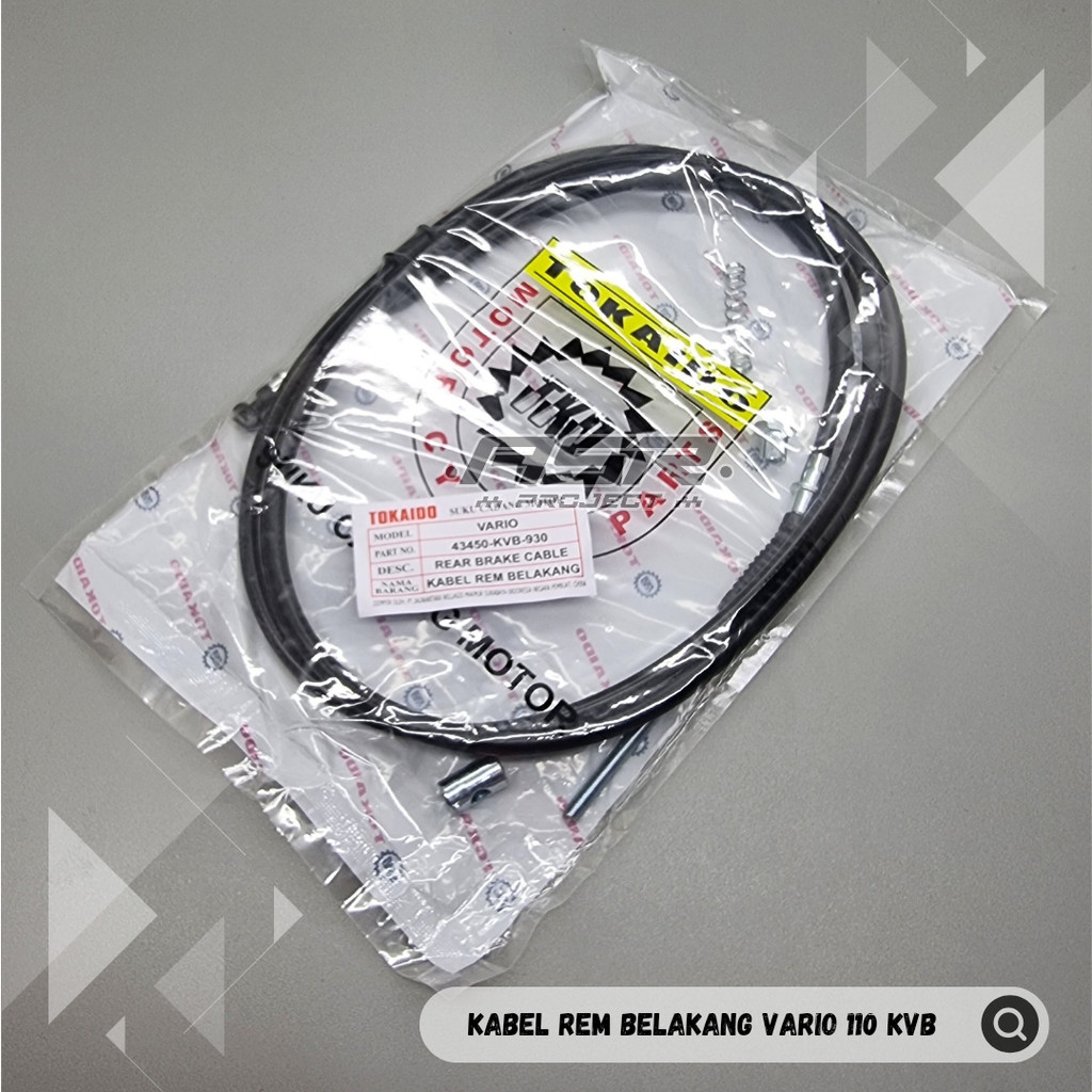 KABEL REM BELAKANG HONDA VARIO 110 KVB 2006-2014 / BEAT FI / BEAT POP / BEAT ESP NON CBS kabel rem,