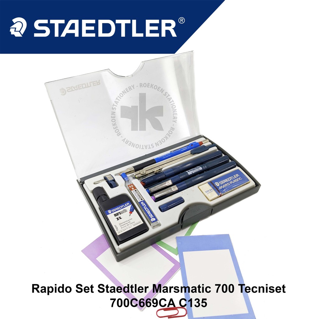 

Staedtler Marsmatic 700 Tecniset Rapido Set 700 C669CA C135 (tanpa tinta)