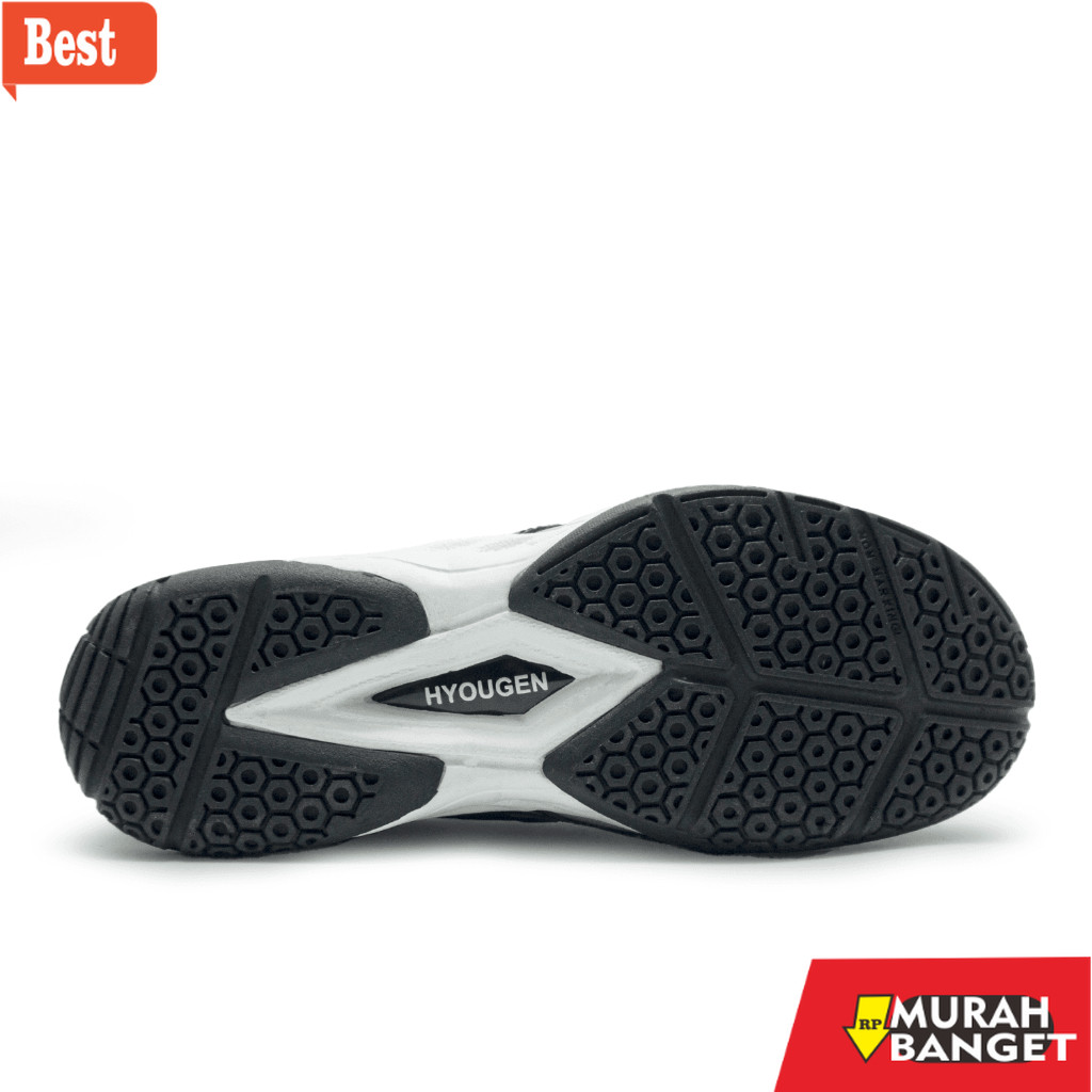 sepatu badminton murah berkualitas Hyougen Sanzen Abu Sepatu Badminton Size 39-43 Sepatu Bulu Tangki