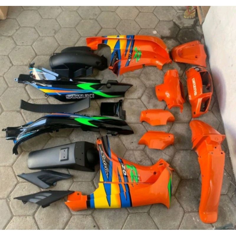 COVER BODY HALUS FULLSET SUZUKI SATRIA RU 120 SATRIA LUMBA BODY BODI SATRIA LUMBA