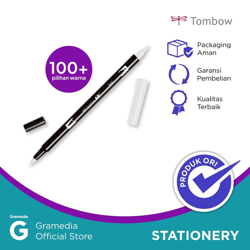 

Tombow Dual Brush Pen Cool Gray 10 Abt N45