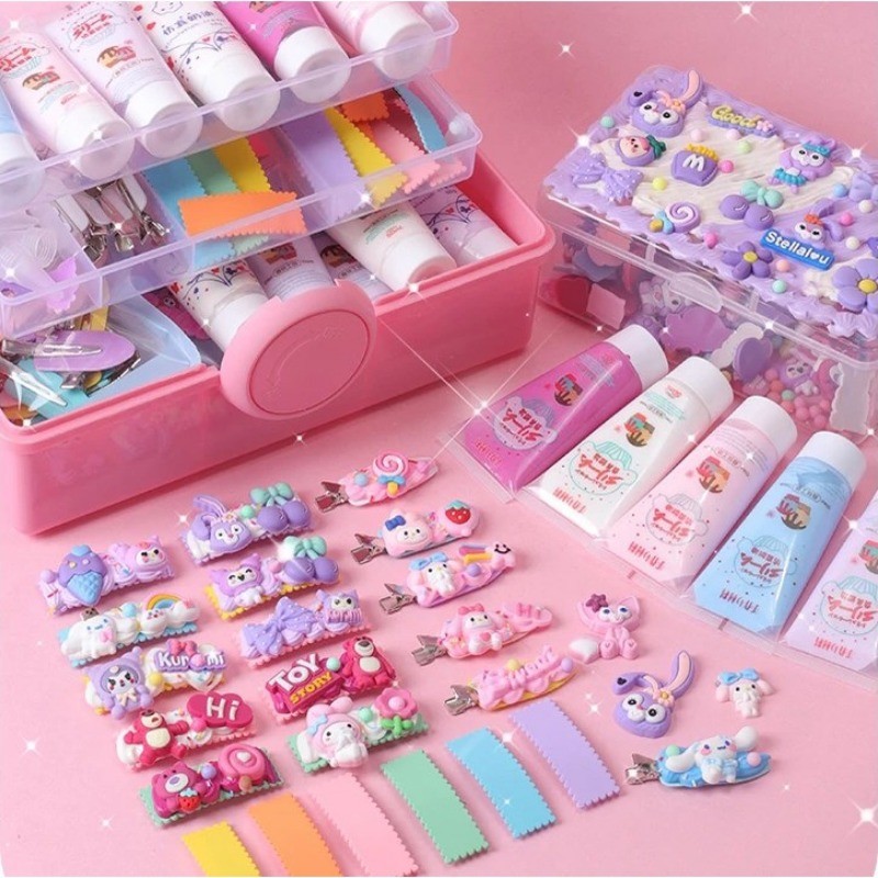 

50ml DIY Deco CreamLem Krim Simulasi Lem Krim DIY Deco Cream Clay Cream Simulation Cream Set