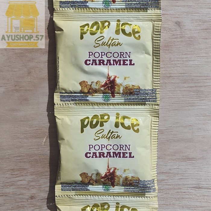 

Pop Ice Sultan Popcorn Caramel[25gr x 10pcs] - AYUSHOP57