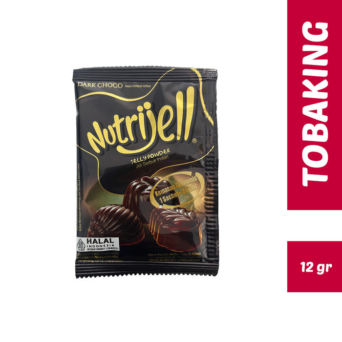 

Nutrijell Dark Choco 12gr Jelly Coklat Puding