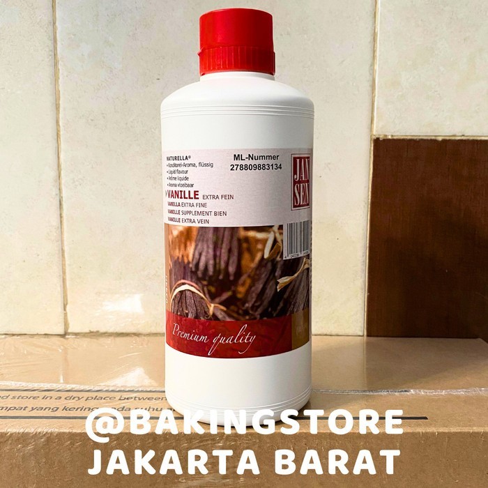 

Jansen Vanilla Extract Extra Fine 1 Kg | Vanilla jansen 1 Liter
