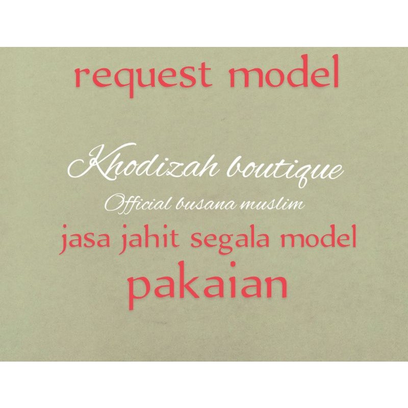 Jasa jahit segala model pakaian ,wanita dan pria