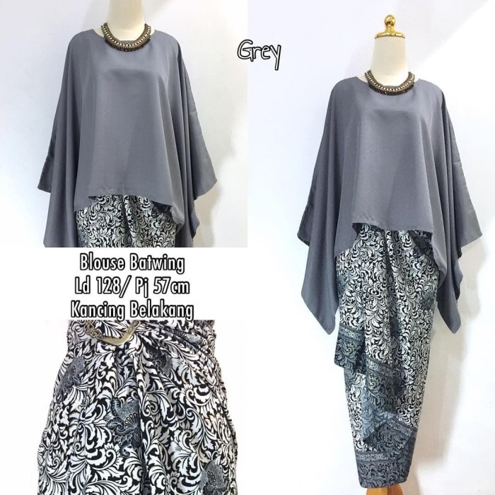 

✨NEW✨ -Setelan Kebaya Kutu Baru Batwing Gold
