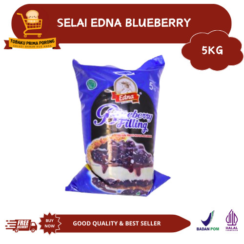 

EDNA BLUEBERRY FILLING 5 KG / selai blueberry / selai oles