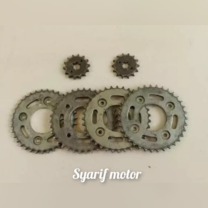 Gir Set Gir Depan Belakang Supra Fit X Revo Lama Original