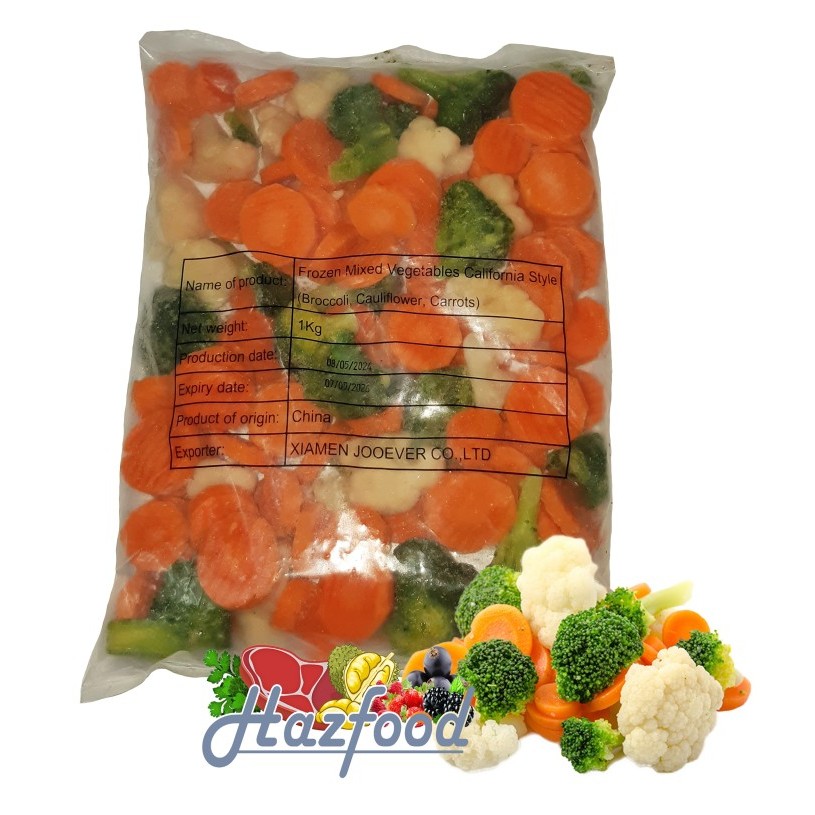 

Frozen Mixed Broccoli 1 Kg | Mix ( Brokoli,Kembang Kol,Wortel )