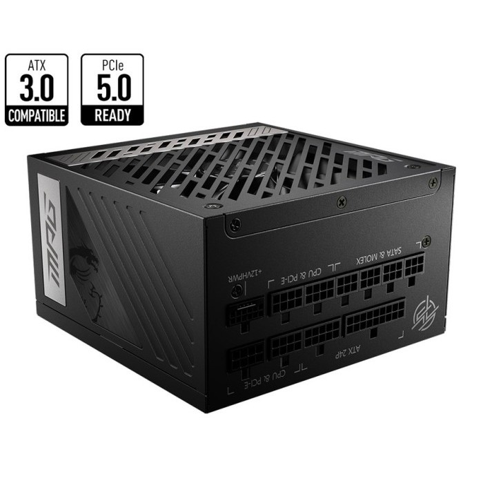 MSI MPG A850G - PSU 850W PCIe5 80+ Gold Full Modular