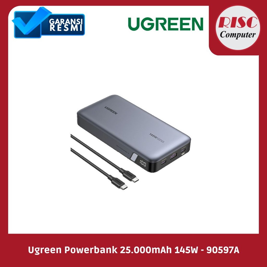 Ugreen Power Bank 25.000mAh 145W Fast Charging Power Bank - 90597A