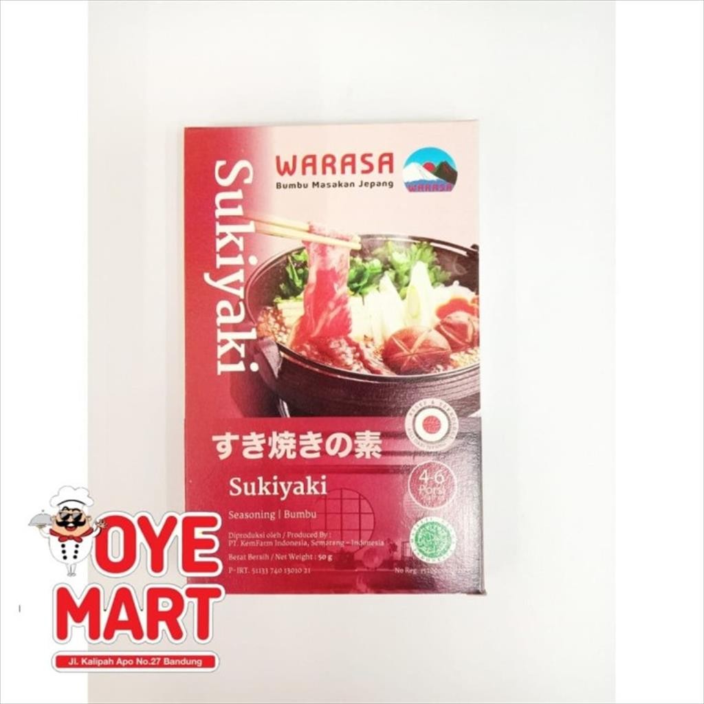 

WARASA SUKIYAKI 50GR / BUMBU MASAK INSTAN