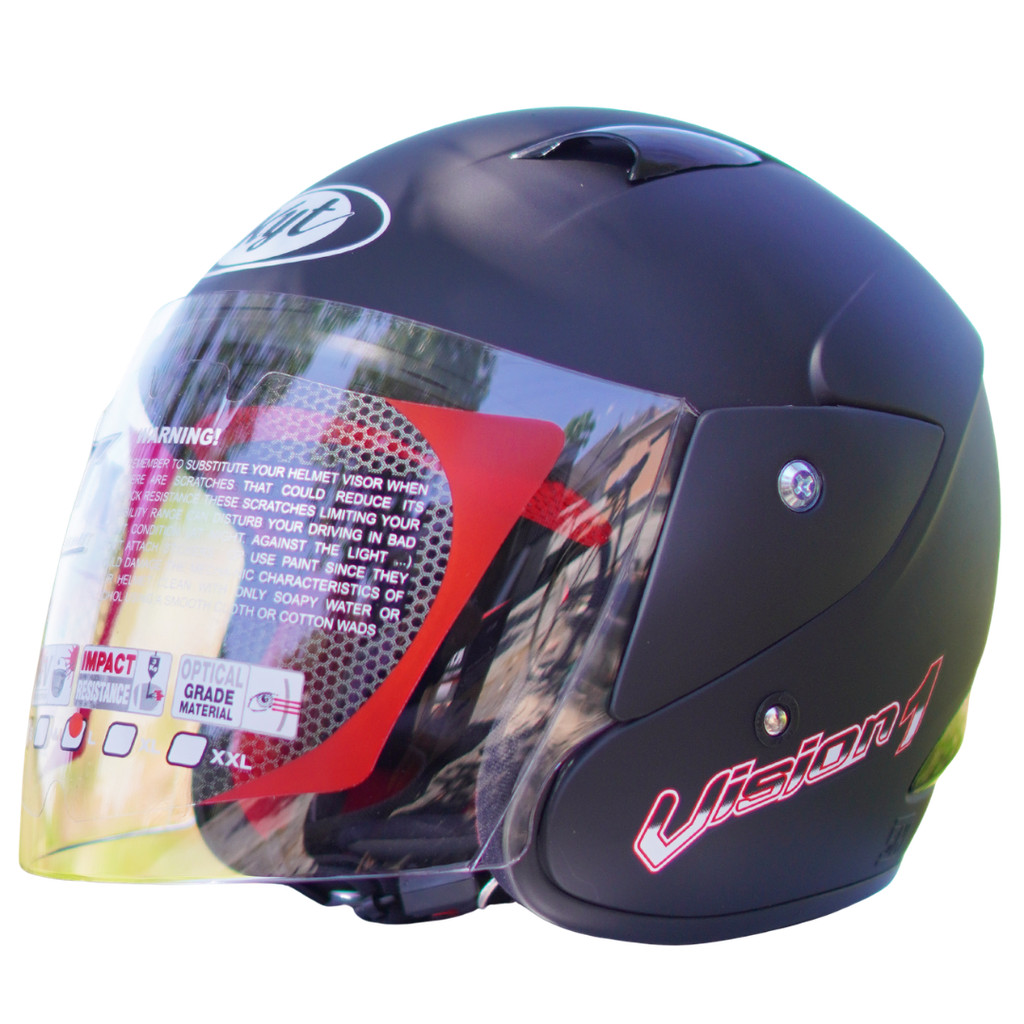 KYT VISION 1 SOLID ORIGINAL SNI DOT