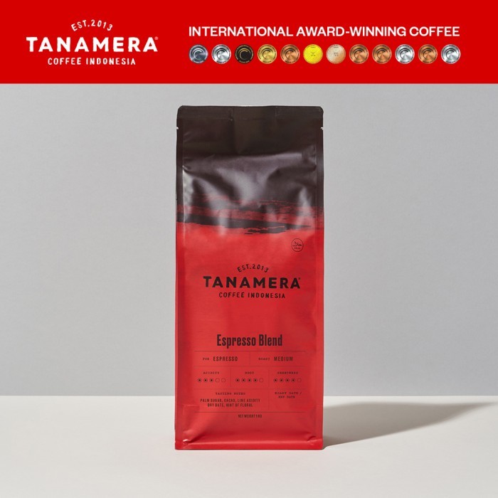 

Kopi Arabika Tanamera Coffee Espresso Blend 1 Kg - Whole Beans
