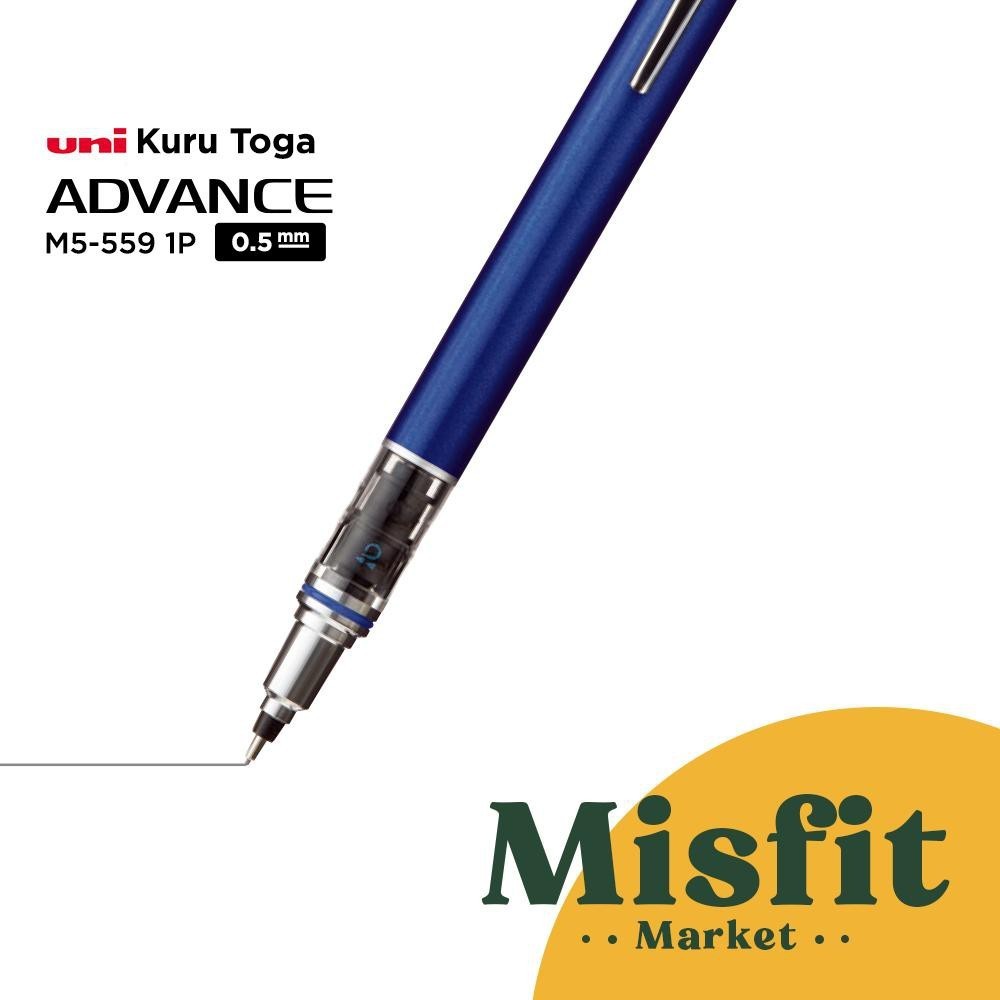 

UNI Kuru Toga Advance Mechanical Pencil 0.3 0.5 0.7 mm kurutoga pensil mekanik 0.3mm 0.5mm 0.7mm