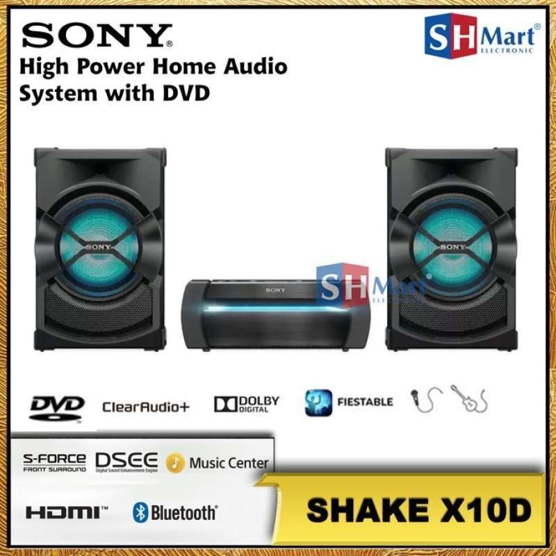 SONY AUDIO SPEAKER SHAKE-X10 SHAKEX10 SHAKEX10D SHAKE-X10D (MEDAN)