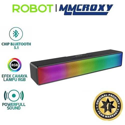 Robot RB580 Speaker Bluetooth Soundbar Speaker Powerful Stereo RGB