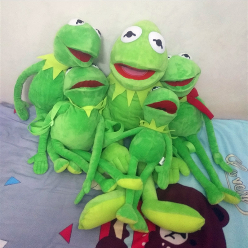 The Muppet Show plush toy hand puppets,Kermit Backpack doll for kids toy dolls Birthday presents for