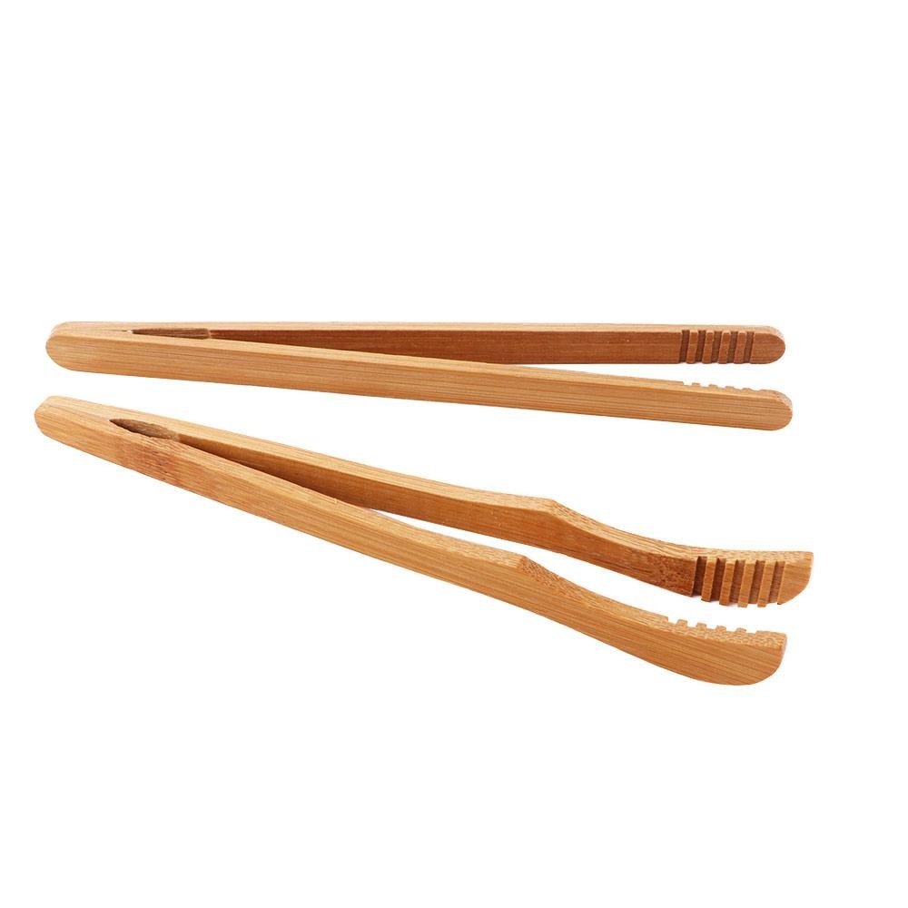 

Muffin Bacon Clamp Cooking Kitchen Bamboo Toast Clip Tea Tweezer Food Tongs Gripper