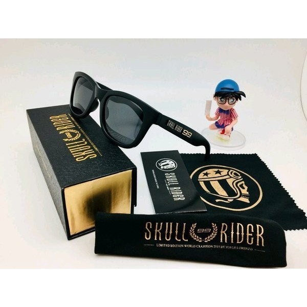 NEW KACAMATA HITAM PRIA Polarized SKULL RIDER PASER IKAN MANCING FULLSET - Hitam, only