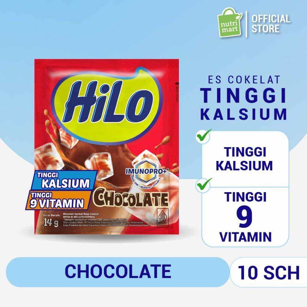 

Susu HILO sachet COKLAT chocolate isi 10