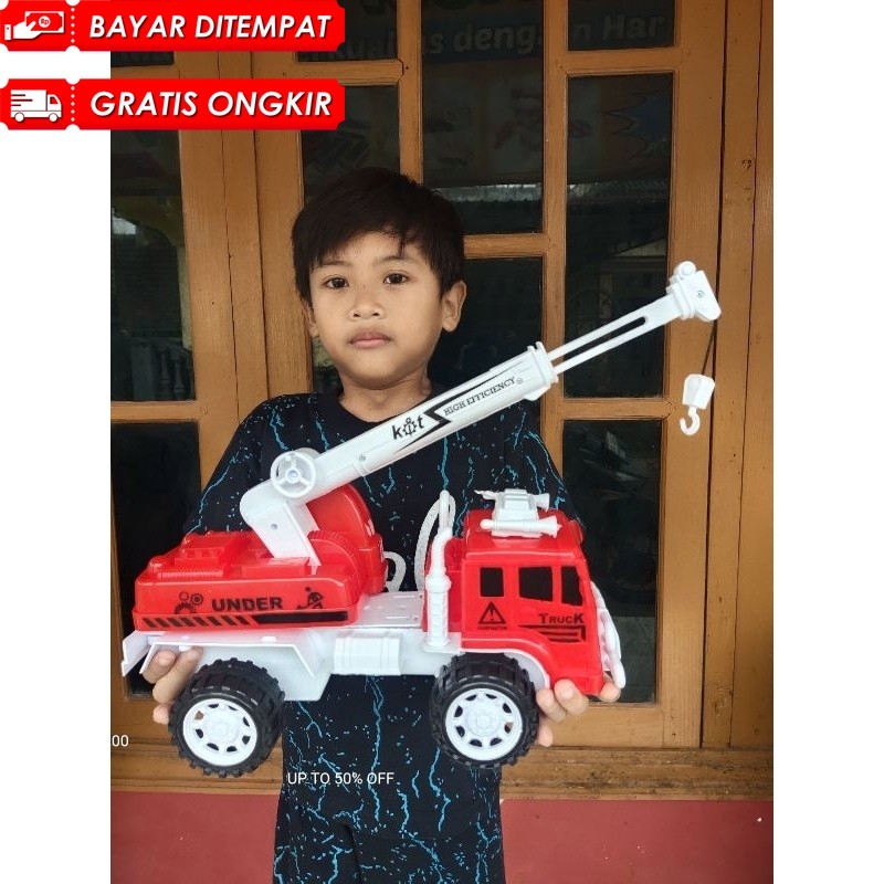 RT Mainan anak Mobil derek/pancing, bahan berkualitas, AK 06
