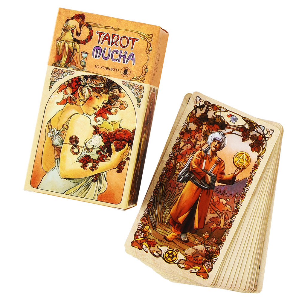 Tarot Mucha by Lo Scarabeo An extraordinary tribute to art nouveau pioneer Alphonse Mucha 78 Card De