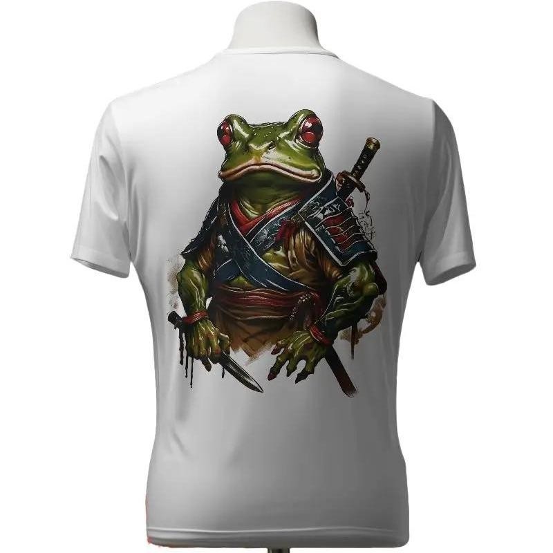 051- Kaos distro Premium Tema jepang katun combed 24s motif kodok asasin