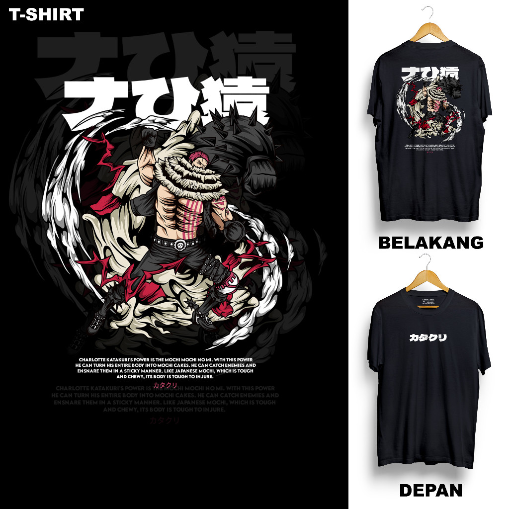 KATAKURI - KAOS DEWASA MOTIF ANIME ONE PIECE OP KARAKTER KATAKURI MOCHI MOCHI NO MI EDISI GEAR FIFTH