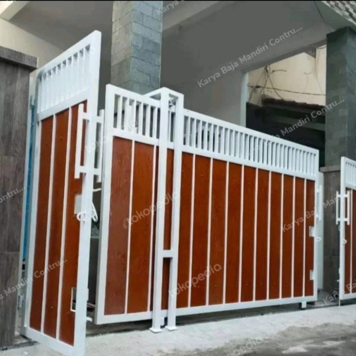 Pagar minimalis modern motif grc